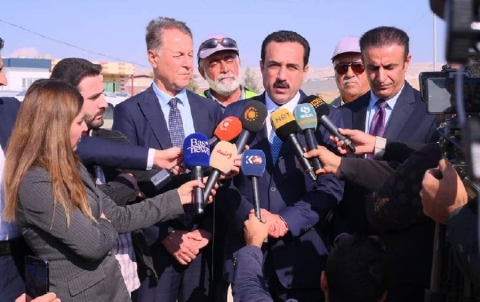 Erbil Governor: Federal Two-sided Street Project in Koya must be completed within the stipulated time
