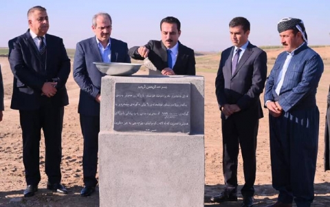 The foundation stone of a six-grade school was laid in Pemarabr village of Gwer Subdistrict at a cost of 189 million dinars