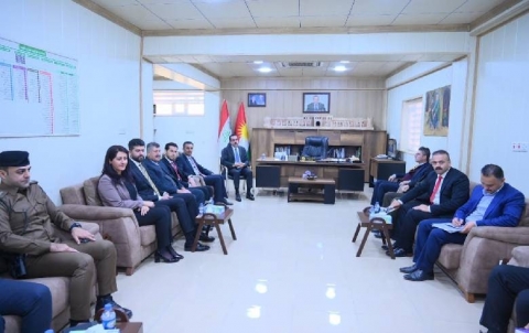 The Governor of Erbil, met with the mayors and all the directors Subdistricts of Koya district