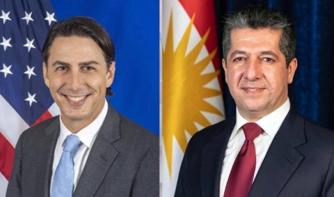 Kurdistan Regional Government Prime Minister receives a call from the U.S. Presidential Coordinator