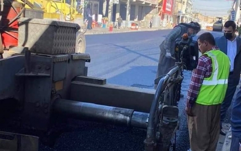 Paving of the second phase of Surchyan Street