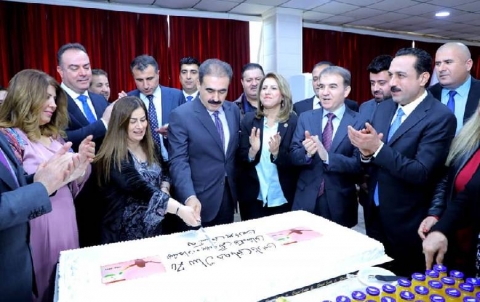  Erbil Governor visited the Secretariat of the Women's Union on the occasion of the 70th anniversary of their establishment
