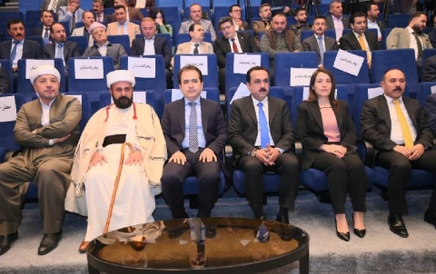 In Erbil.  The conference was held on the image of the minority in the majority mentality, Yazidis as an example