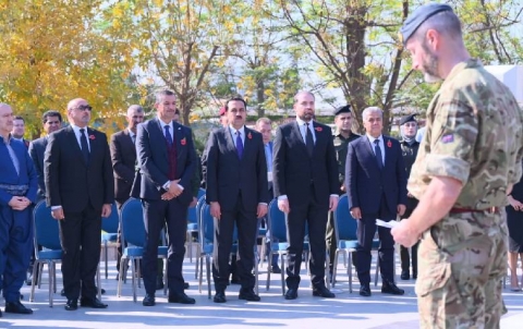In Erbil, the commemoration ceremony of the British Army victims of World War I 