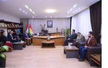 نائب محافظ اربيل يستقبل وفد من منظمة هابيتات 