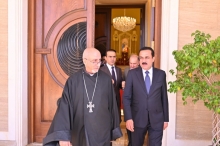 محافظ أربيل يزور كنيسة الأرمن الأرثوذكس في عنكاوا