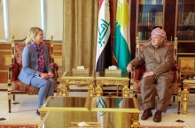  President Barzani receives the new British Consul General in Erbil