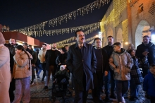 محافظ أربيل يشارك المواطنين احتفالات رأس السنة الميلادية