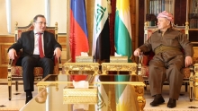الرئيس بارزاني يستقبل السفير الروسي لدى العراق