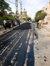 چاککردنەوەو قیڕتاوکردنێ شەقام و کۆڵانەکان ...