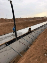 کارکردن لە پڕۆژەی پرۆژەی ئاوەڕۆی تەنیشت نایس فڵیج و پشت ئیتاڵی دوو بەردەوامە