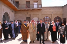 عدد من الأمراء وشيوخ ووجهاء العشائر من محافظات الوسط وجنوب العراق يزورون قلعة أربيل