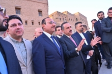 محافظ أربيل برفقة محافظ بغداد يزور قلعة أربيل وسوق المدينة ومقهى مجكو
