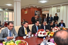 محافظ اربيل يلتقي مسؤولي الوحدة الادارية في مدينة خانة