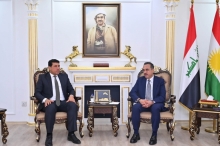 محافظ أربيل يستقبل مدير ممثلية وزارة التربية الاتحادية في أربيل