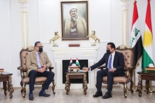 پارێزگاری هەولێر، پێشوازی لە نوێنەری وەزارەتی پەروەردەی عێراق کرد