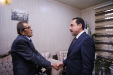 بەنوێنەرایەتى سەرۆکى حکومەتى هەرێم، پارێزگاری هەولێر، سەردانی هونەرمەند (محەمەد ئەحمەد ئەربیلی) کرد