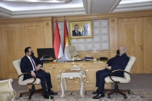 پارێزگاری هەولێر سەردانی وەزارەتی دادی کرد