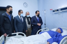 پارێزگاری هەولێر سەردانی ئەو پێشمەرگە بریندارەی کرد کە لە چیای قەرەچووغ لەئەنجامی هێرشێکی تیرۆریستانی داعش برینداربوو