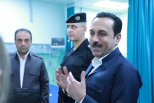 پارێزگاری هەولێر، سەردانی نەخۆشخانەی فریاکەوتنی ڕۆژئاوای کرد