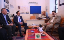 اوميد خوشناو يستقبل القنصل العام لجمهورية اليونان في أربيل