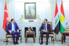 محافظ اربيل يستقبل القنصل التركي في اربيل