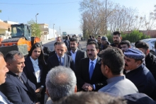 پارێزگاری هەولێر، قۆناغی دووەم پڕۆژەى قیرتاوکردنى شەقامە ناوخۆییەکانى میرزا ئەحمەدى بەسەرکردەوە