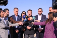 The first phase of the paving project of Grd Jutyar local street has started at a cost of (1 billion and 267 million) dinars and the construction of two bridges was opened at Kornish canal