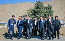 محافظ اربيل يتفقد مشروع انشاء حديقة في ناحية حرير