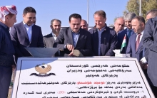 محافظ اربيل يضع حجر اساس لعدد من المشاريع في ناحية بحركة