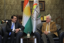 The Governor of Erbil visited the Kurdistan Lawyers Union