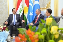 محافظ أربيل يزور الجبهة التركمانية العراقية في ذكرى تأسيسها