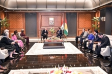 مسرور بارزاني يستقبل رئيس بلدية ناشفيل الأميركية