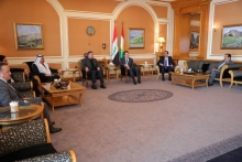 قادة سياسيون عراقيون يشاركون في مجلس عزاء شقيقة الرئيس بارزاني 