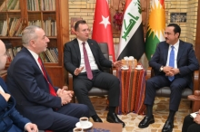 محافظ أربيل يستقبل القنصل التركي الجديد في أربيل