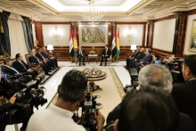 رئيس إقليم كوردستان يجتمع مع رئيس جمهورية العراق