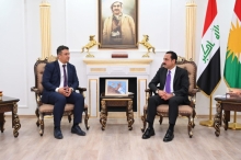 محافظ أربيل يستقبل رئيس غرفة التجارة والصناعة العراقية - التركية