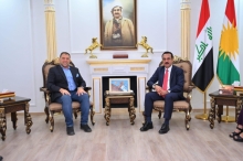 محافظ أربيل يستقبل القنصل العراقي السابق في المغرب