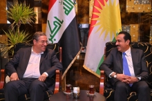 محافظ أربيل يستقبل محافظ أورمية والوفد المرافق له