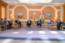 محافظ اربيل يستقبل وزير العمل والشؤون الاجتماعية في الحكومة العراقية الاتحادية