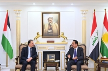 محافظ أربيل يستقبل القنصل الفلسطيني في الإقليم
