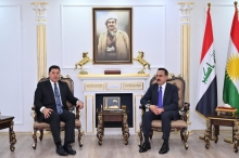 محافظ أربيل يبحث مع منسق التوصيات الدولية في حكومة الإقليم أوضاع حقوق الإنسان