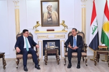 محافظ أربيل يستقبل رئيس مجلس محافظة صلاح الدين ووفداً من أعضاء المجلس