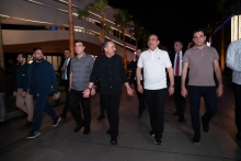 محافظا أربيل وبغداد يزوران مركز الشباب 