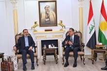 محافظ أربيل يستقبل القنصل العام للجمهورية الإسلامية الإيرانية في أربيل