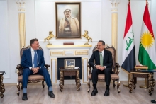 محافظ أربيل يستقبل ممثل المفوضية السامية للأمم المتحدة لشؤون اللاجئين في العراق