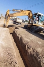 بەگوژمەی زیاتر لە (1 ملیار و 500 ملیۆن دینار) کارکردن لە پڕۆژەى دروستکردنى ئاوەرۆ و قیڕتاوکردنی شەقامەکانى گەڕەکى ئاسودە ستی بەردەوامە