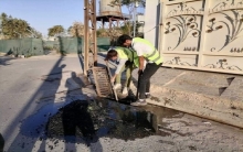 بنصلاوة..تنظيف شبكات الصرف الصحي