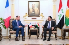 محافظ أربيل يستقبل القنصل العام الفرنسي الجديد في أربيل