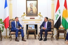 پارێزگارى هەولێر، پێشوازى لە کونسوڵی گشتی فەڕەنسا لە هەولێر کرد